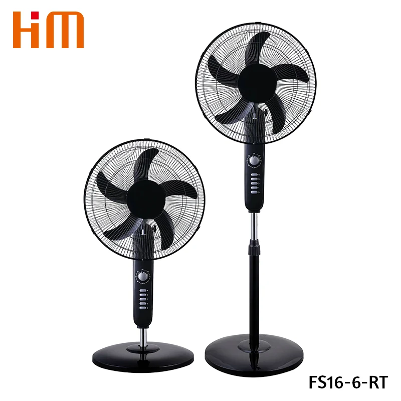 Ventilador de pedestal de luxo de 16 polegadas com temporizador