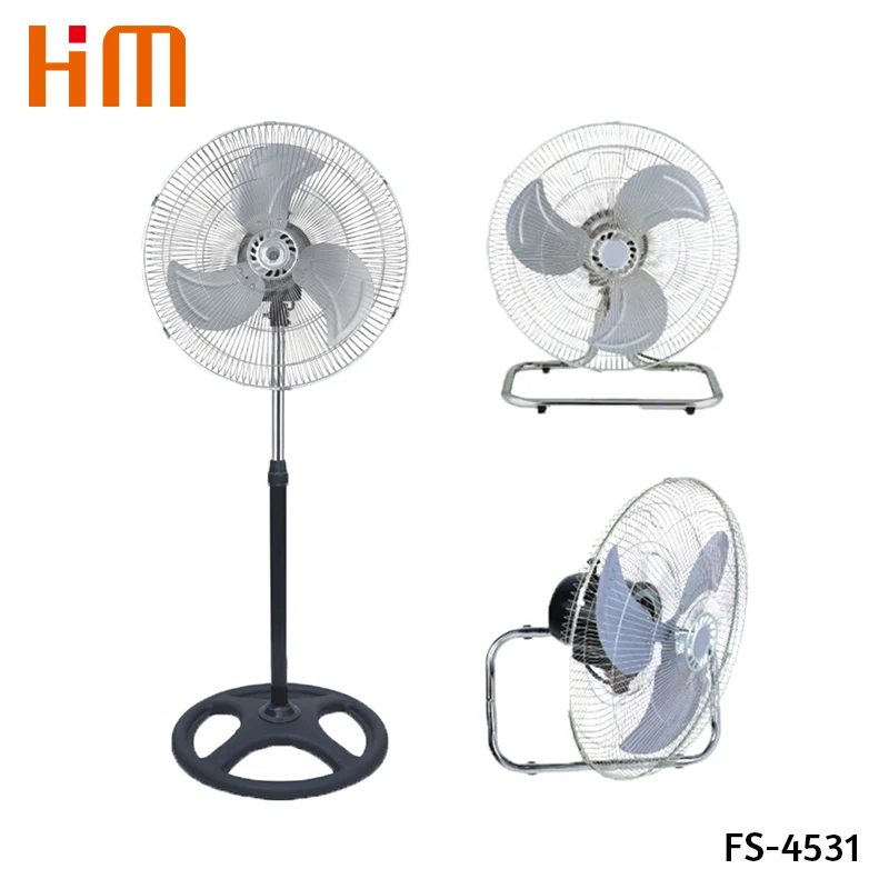 Ventilador de pé 3 em 1 de 18 polegadas