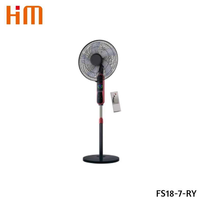 Controle RC de ventilador de pedestal Delxuary de 18 polegadas