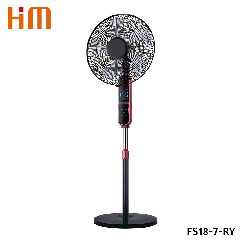 Ventilador de pedestal de luxo de 18 polegadas com controle remoto