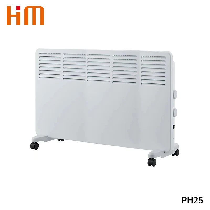 Poderoso painel convector com elementos de aquecimento em forma de X